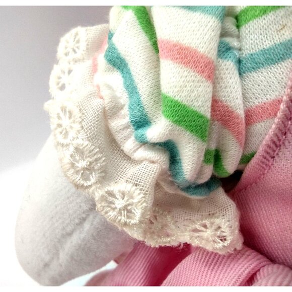 Precious Moments Bunny Plush Yes I Can 2003 Vintage Enesco Learn Button Zip Tie - Picture 9 of 14